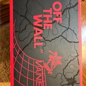 Vans Black and Red Sneakers